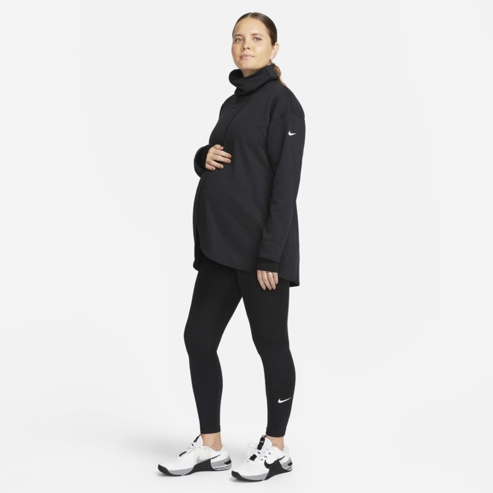 NWT Nike Black Maternity Turtleneck sweatshirt